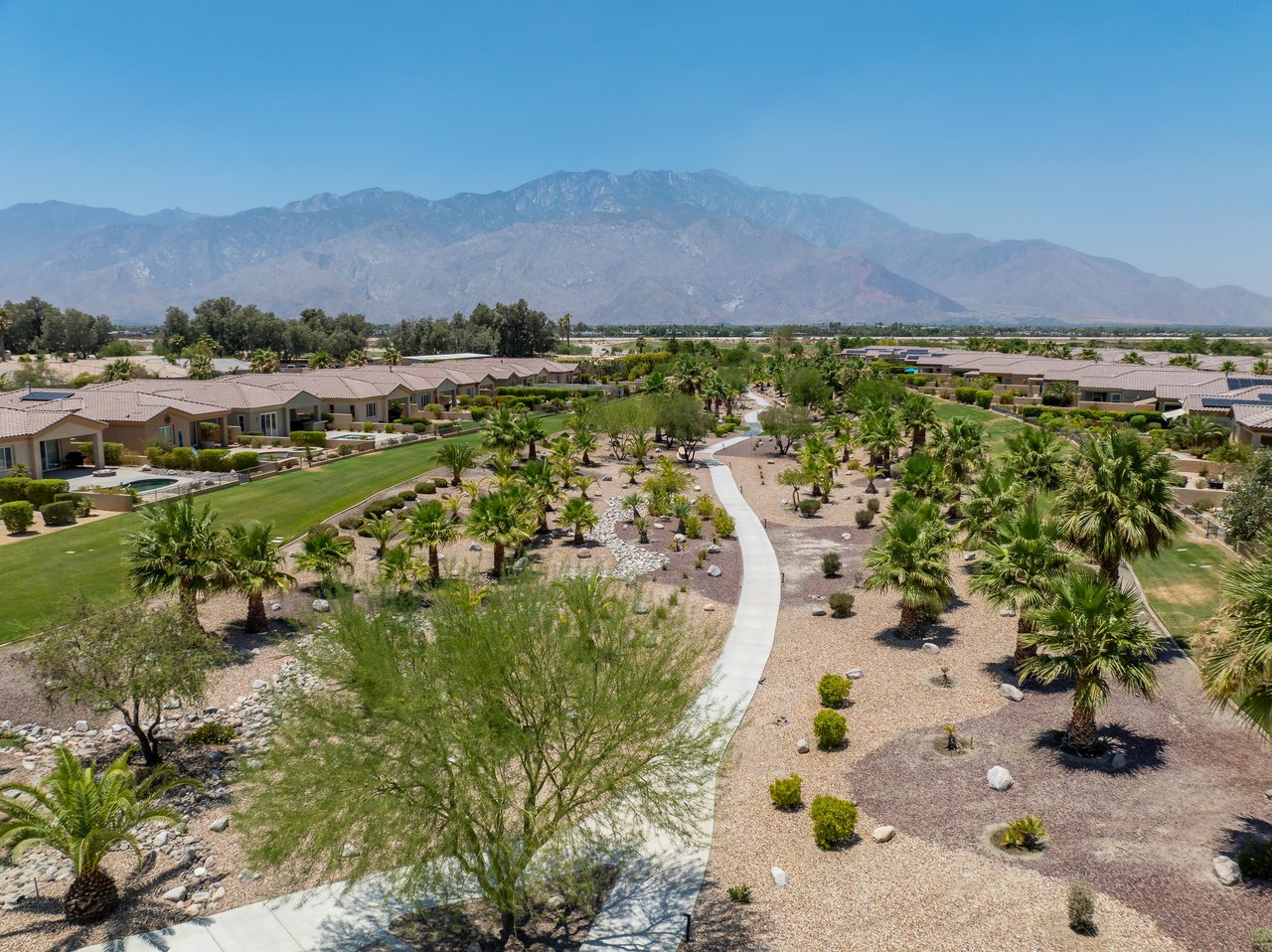 Desert Princess Resort walking path