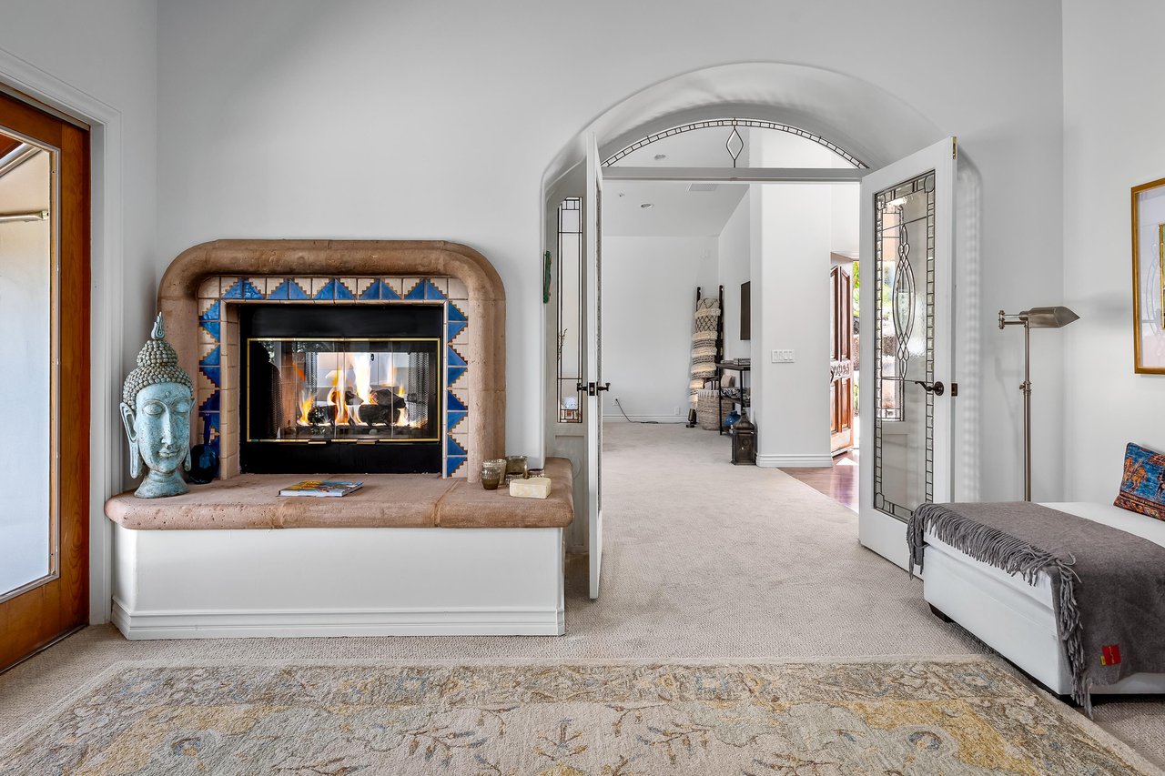 Pristine white walls