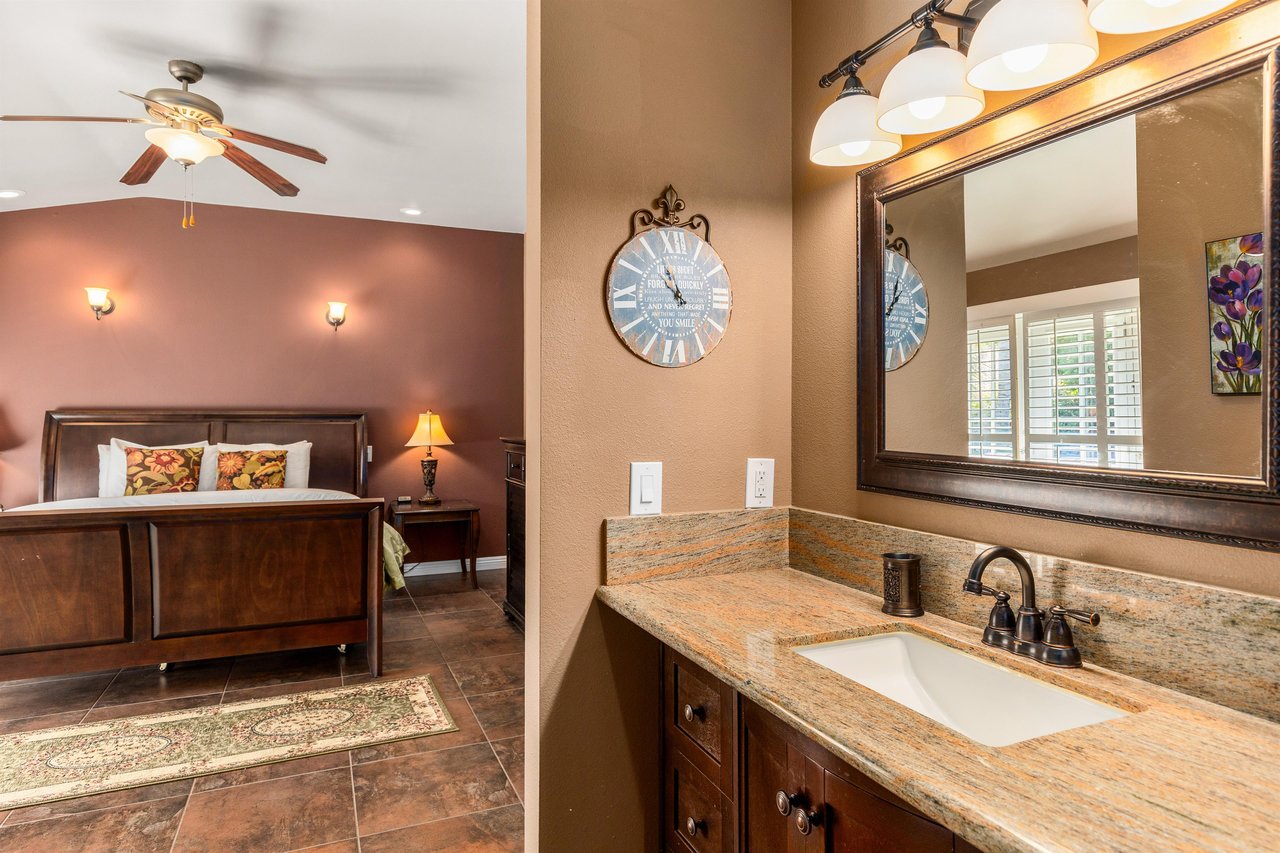 Elegant guest bathroom