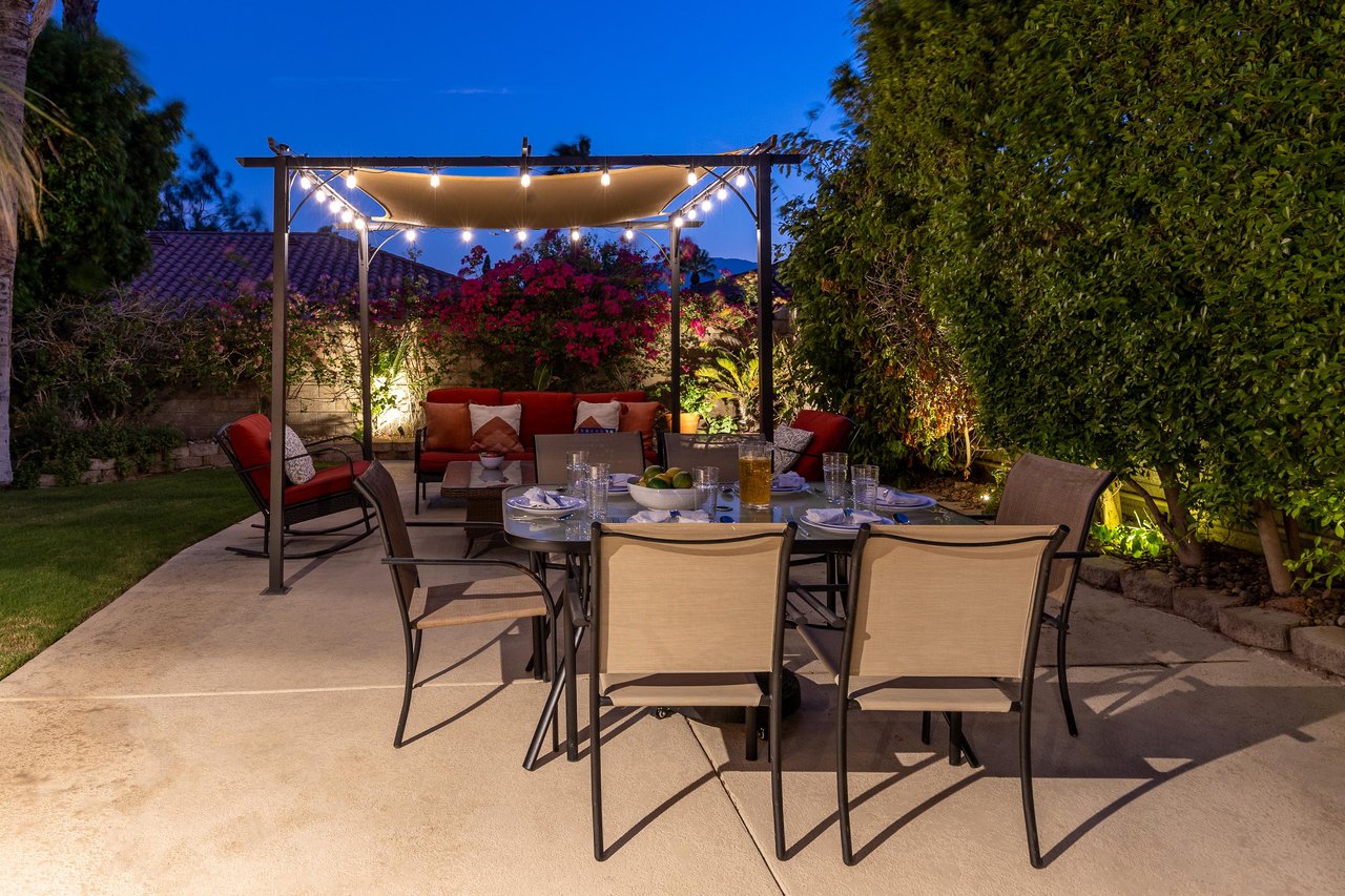 Calm evenings on the patio