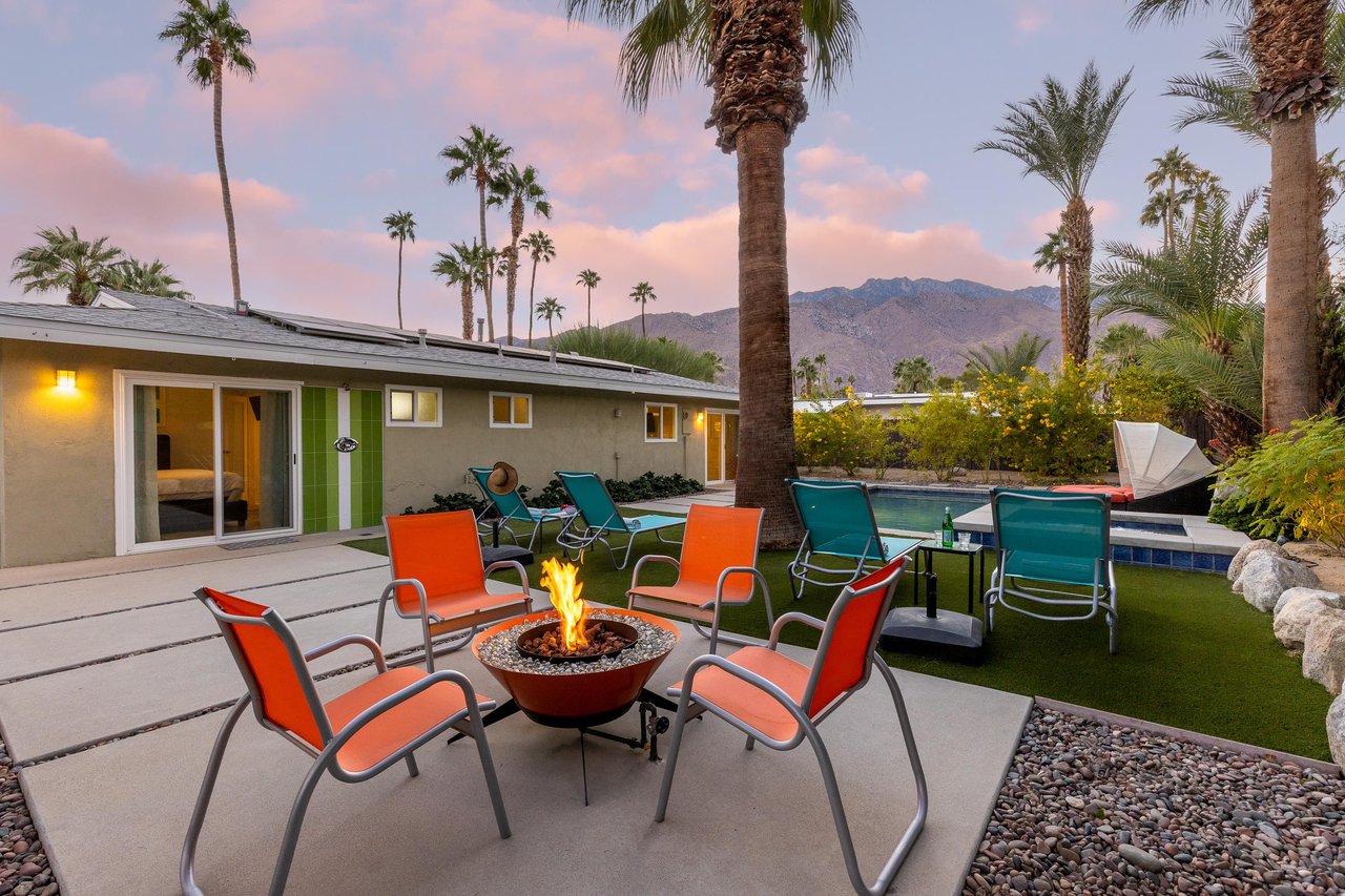 Sit by the Fire Pit and enjoy an evening beverage