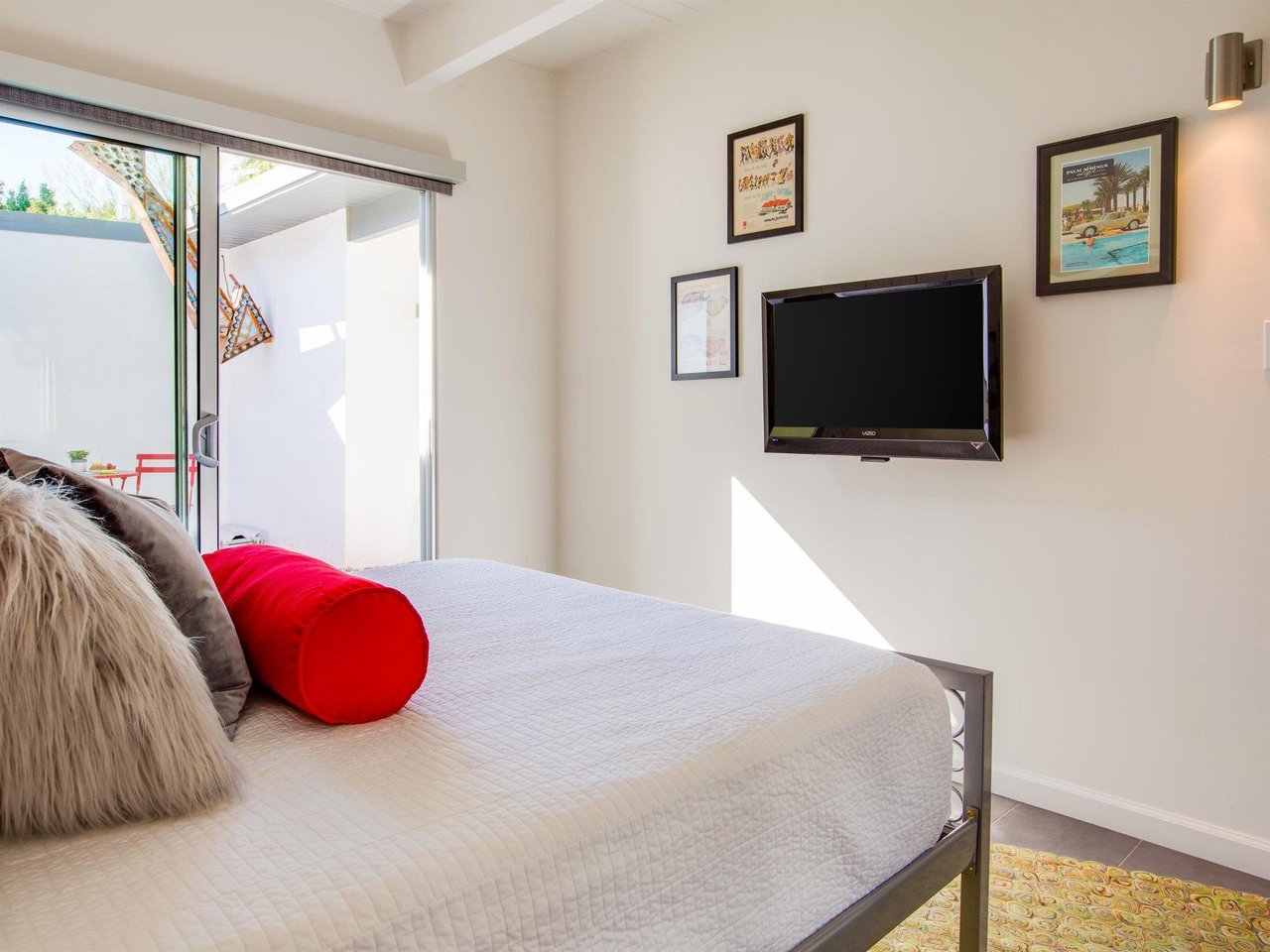 Flat screen TVs for relaxing movie nights