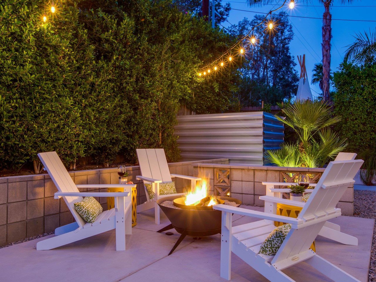 The perfect spot for a glass of wine