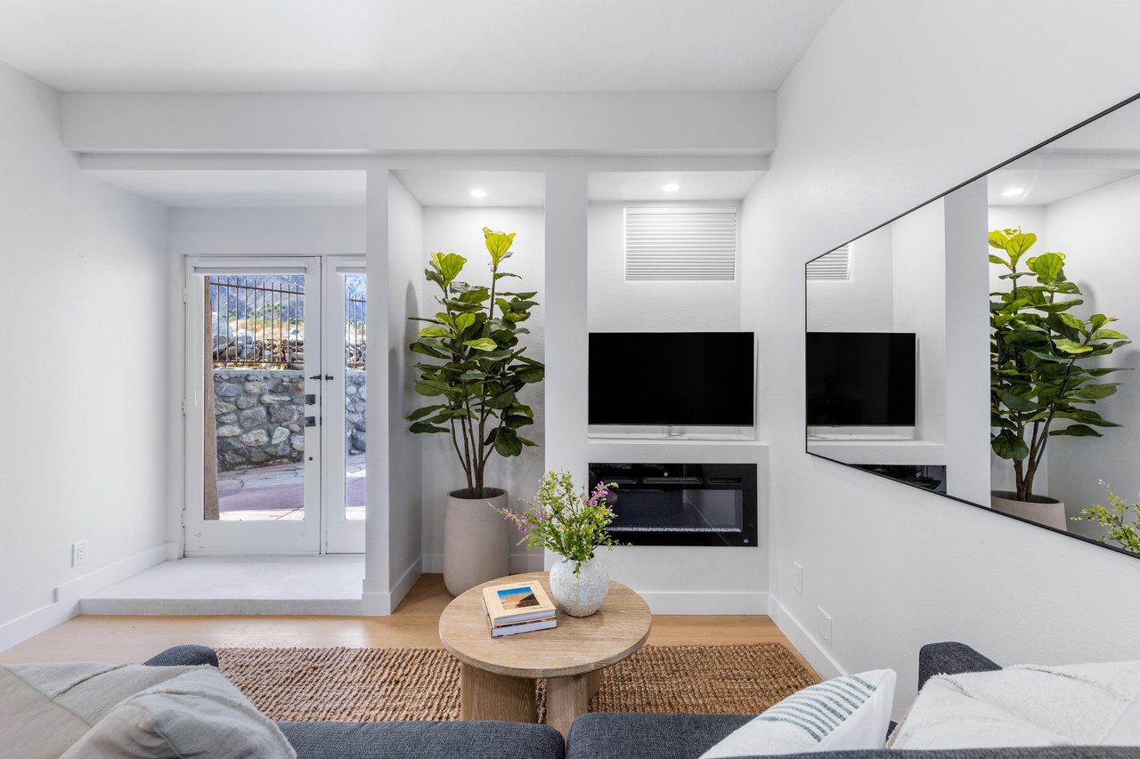 Casita lounging area  Queen sleeper sofa