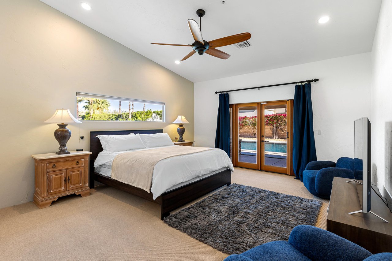 Convenient access to the patio