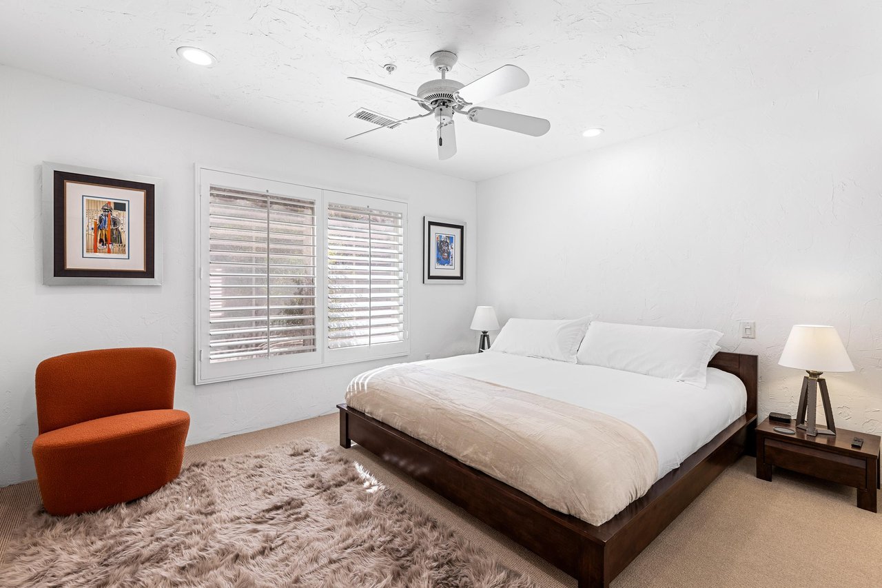 Comfortable guest bedroom