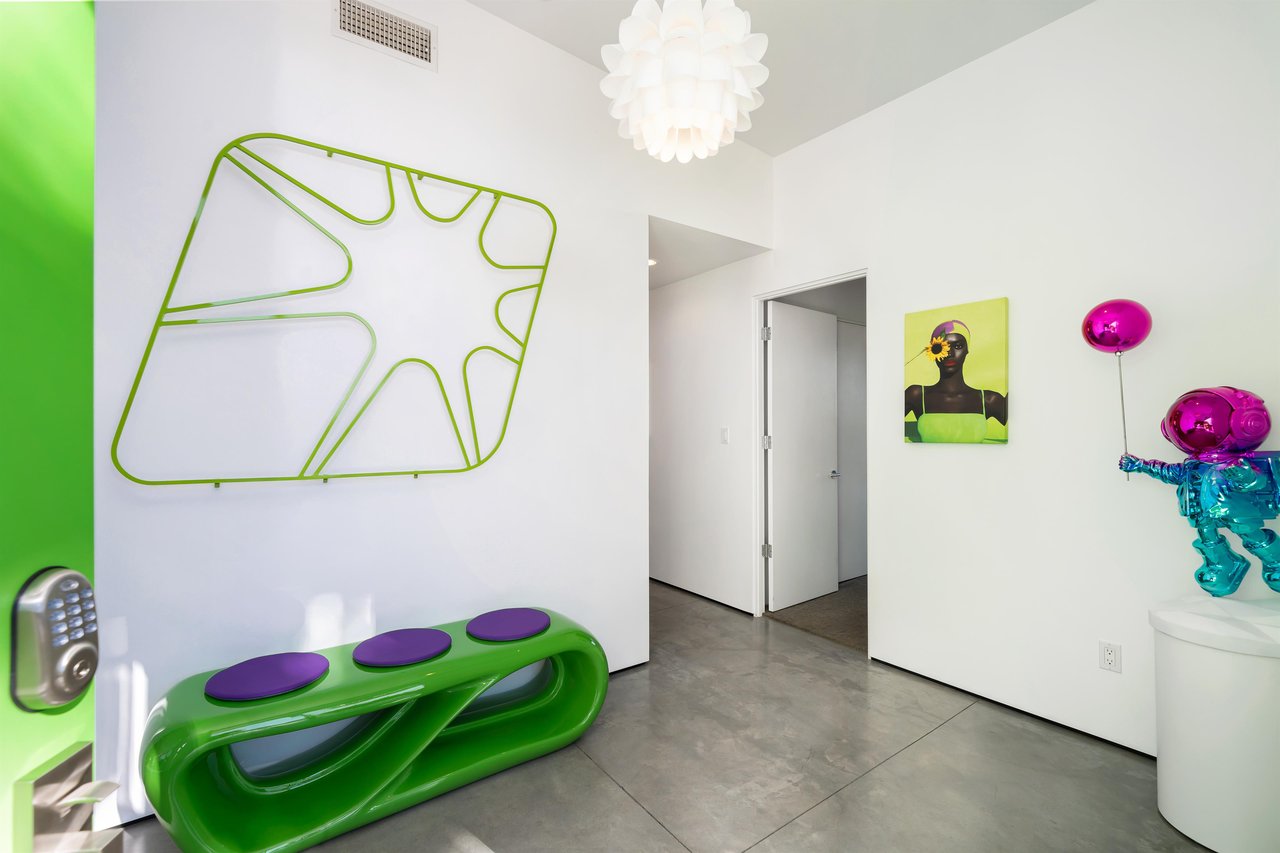 Fabulous lime green decor