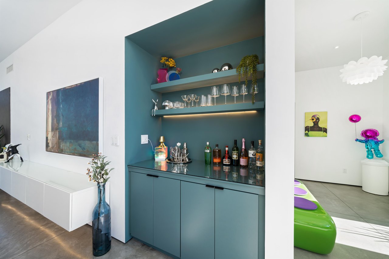 Pretty green cabinetry