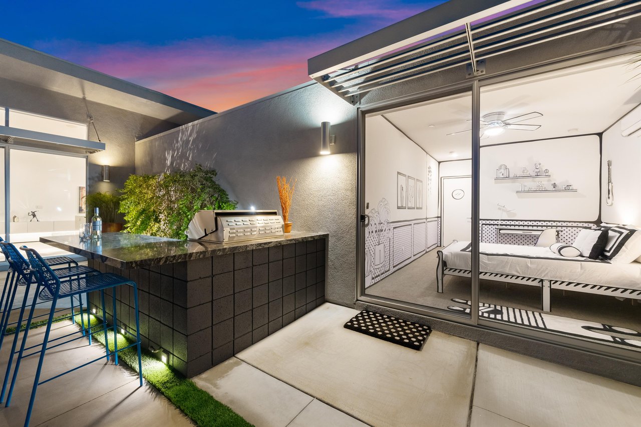 BBQ next to the 2D Room