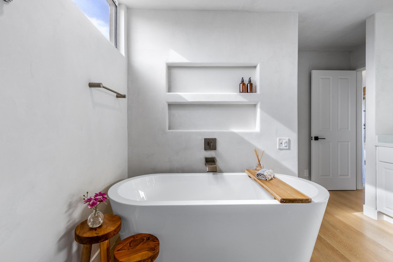 Take a luxurious private bath