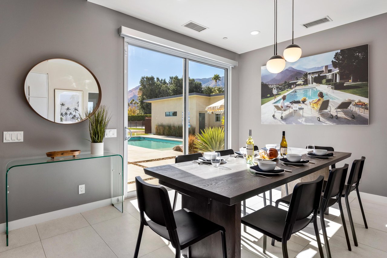Impeccably designed dining room