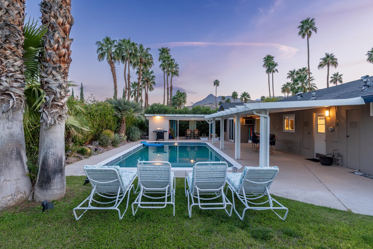 Enjoy the multiple lounge chairs and lounge areas