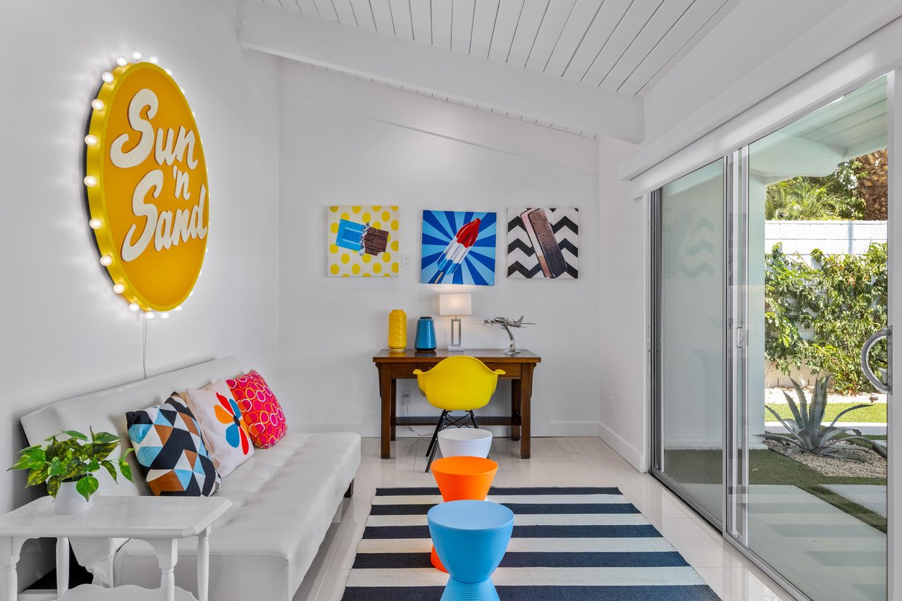 Primary bedroom separate living room