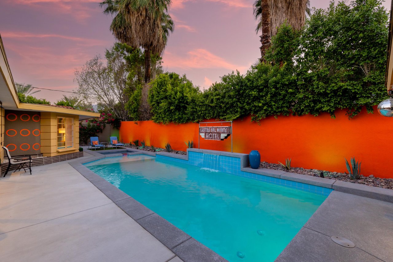 Watch the Palm Springs sunsets from the Pool
