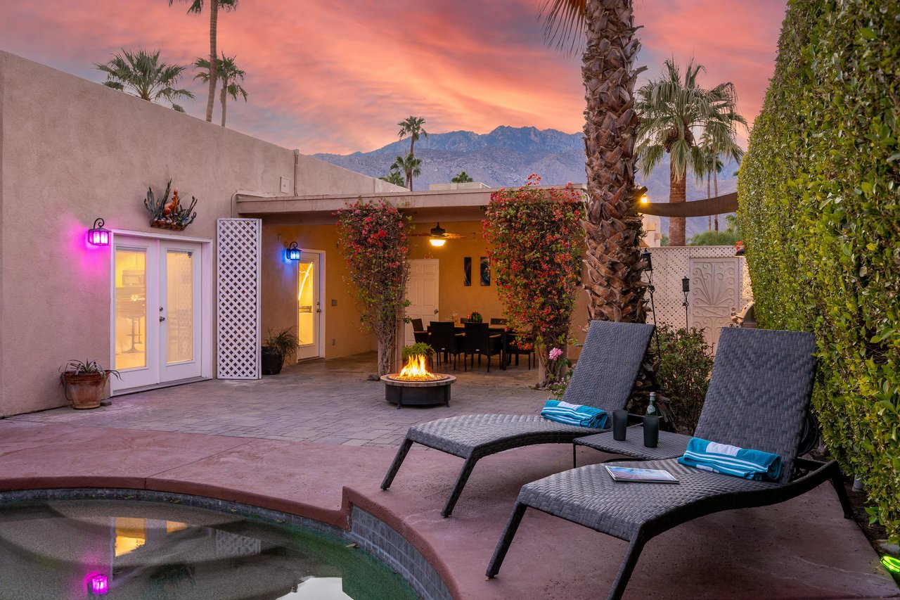 Time for a drink around the firepit