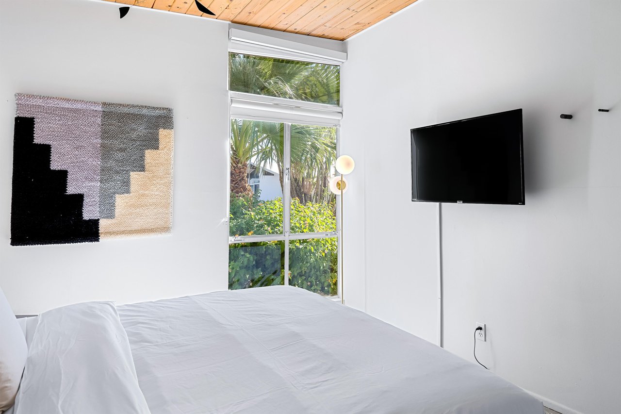 Bedroom flat screen TV