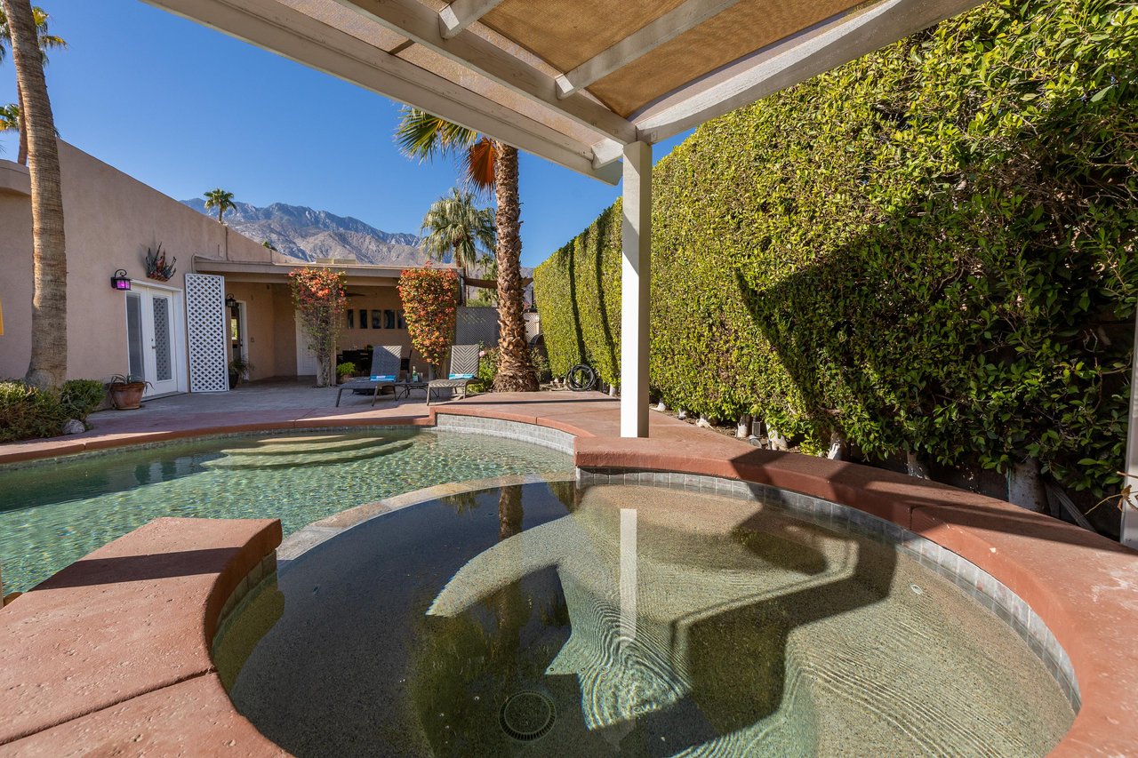 Enjoy your covered spa