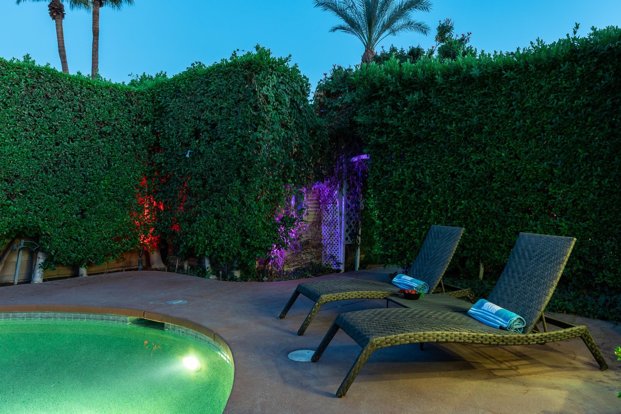 Beautiful hedged walls