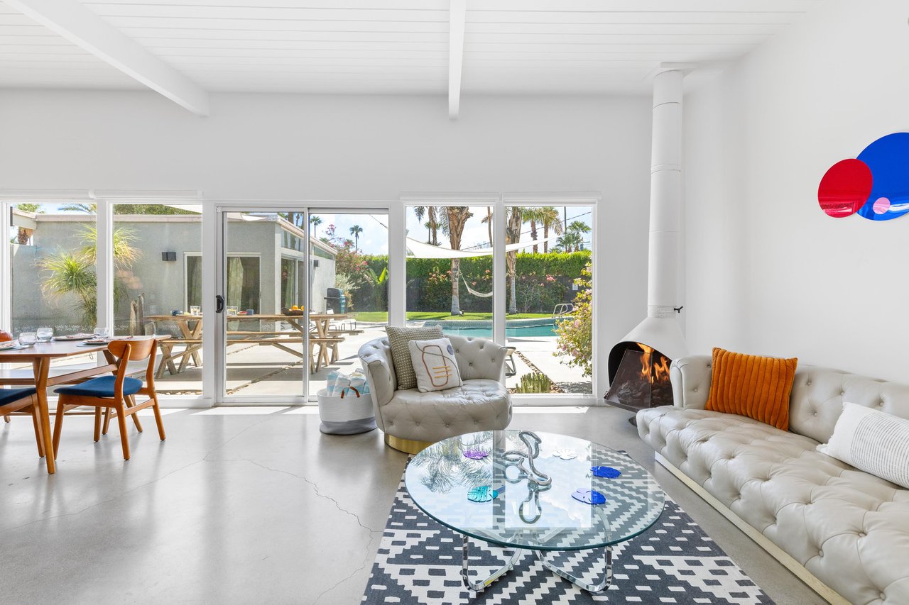 Relax on the vintage Italian sofa