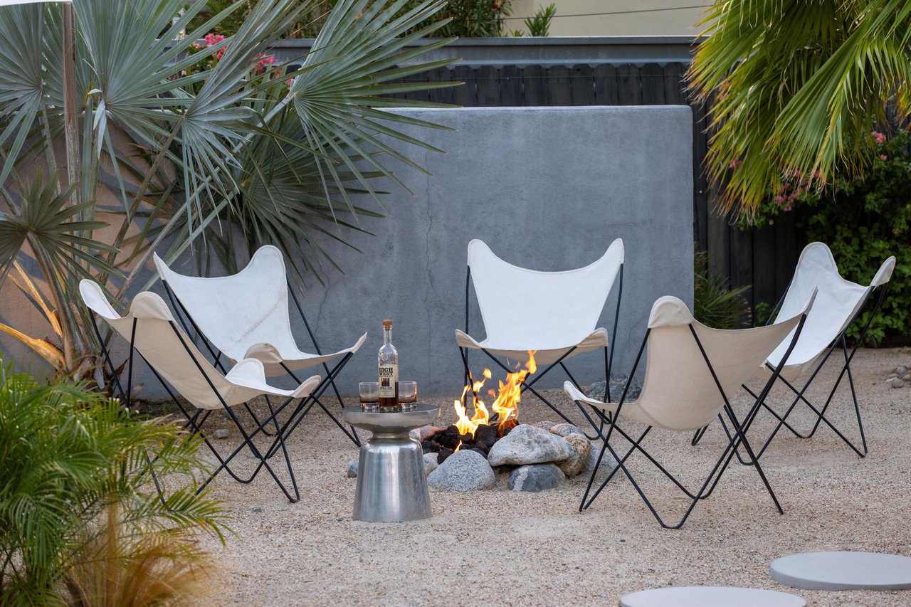 Relax by the firepit with your friends and family