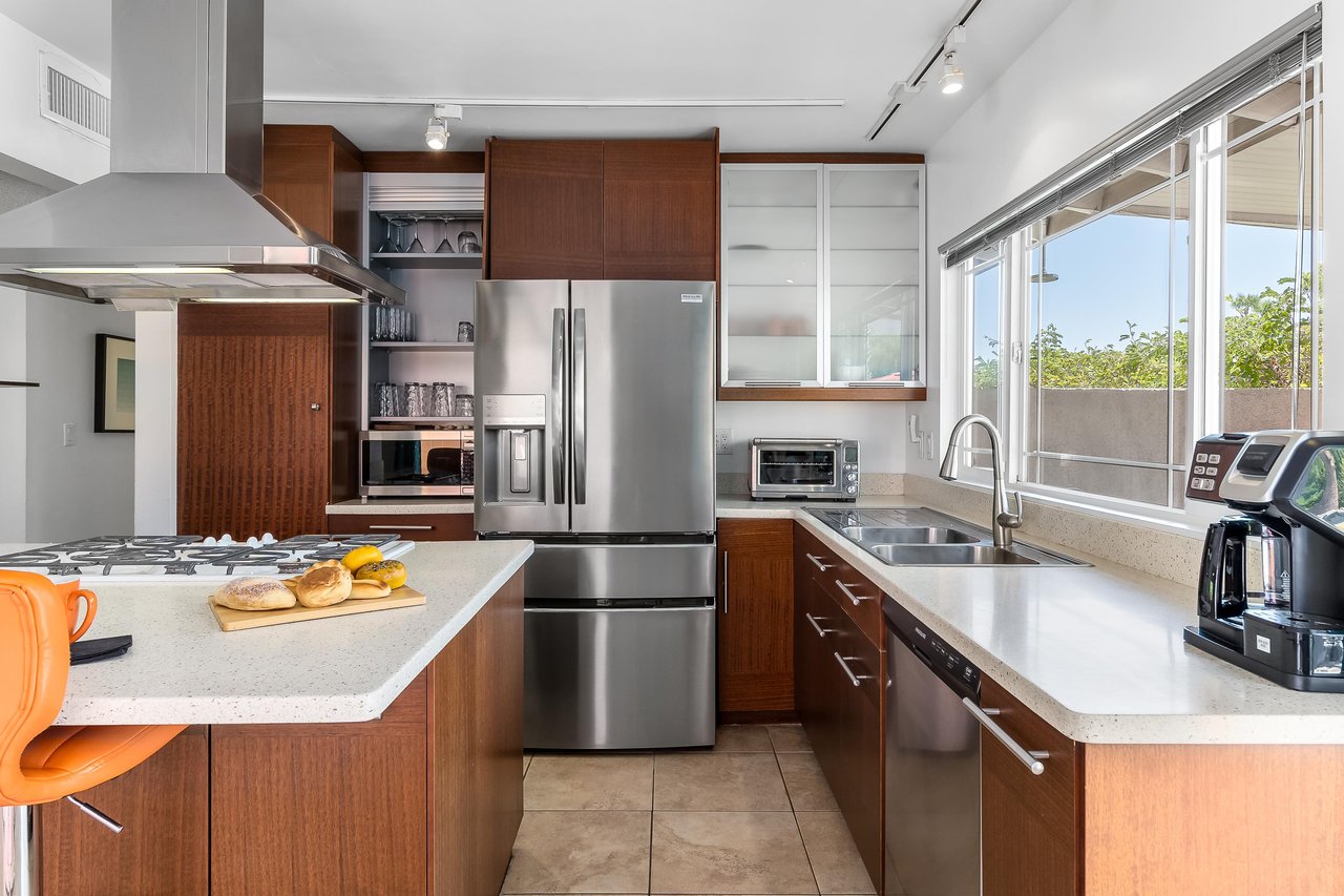 Modern kitchen with updated appliances