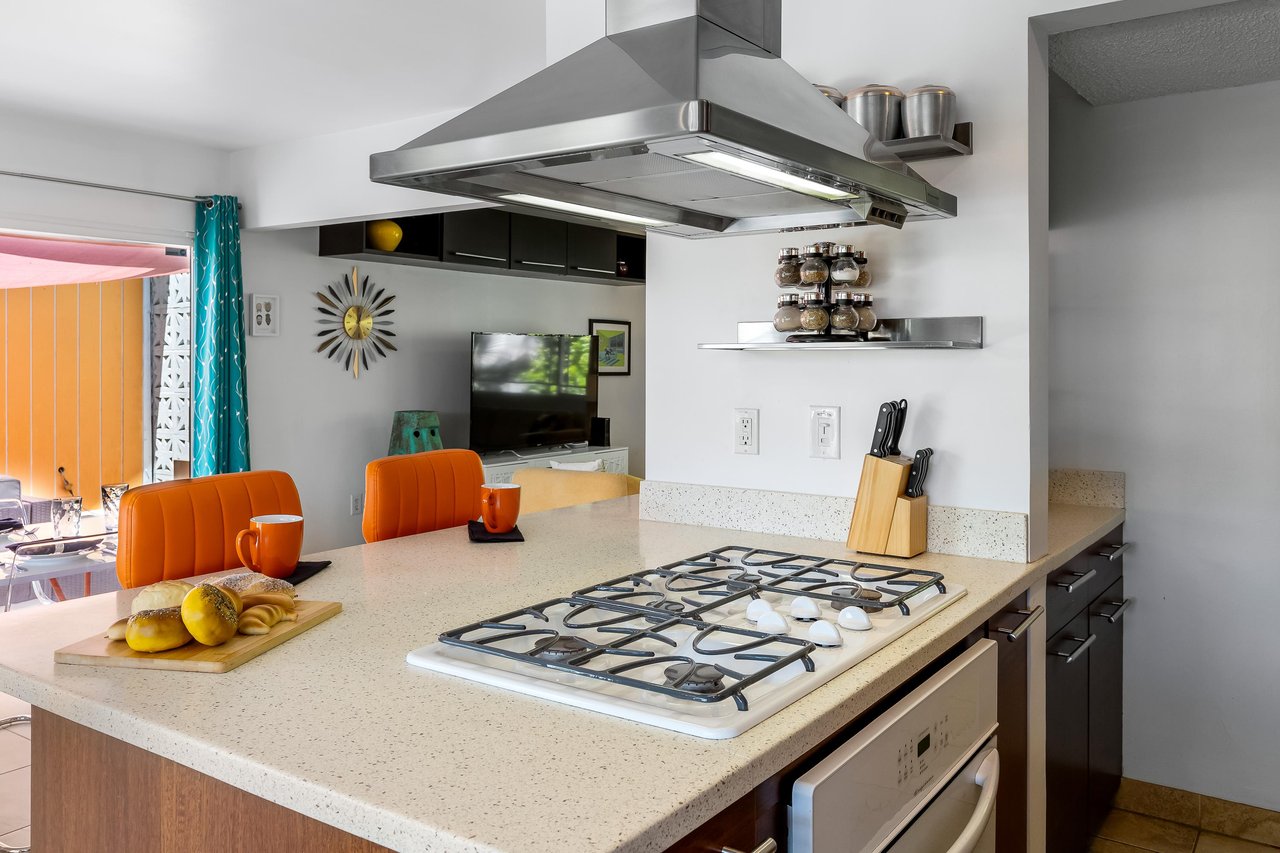 Modern kitchen with updated appliances