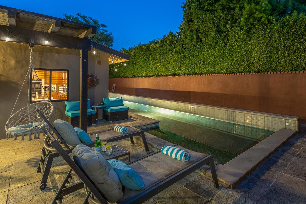 Relax in the fresh evening air