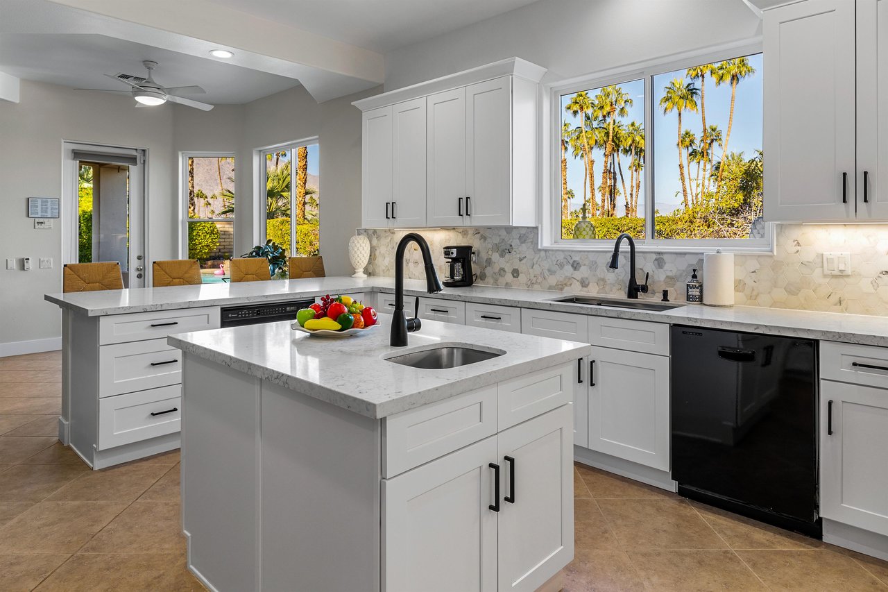 Fully stocked chefs kitchen