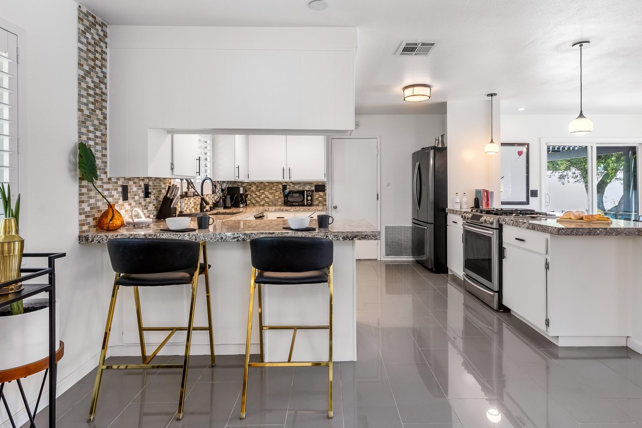 Pull up a chair at the breakfast bar