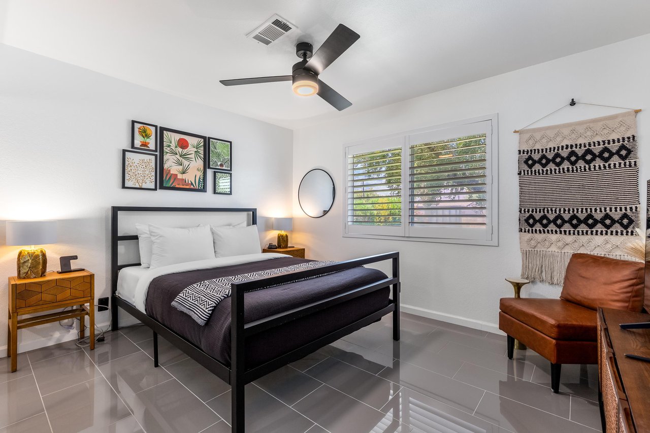 Restful guest bedroom