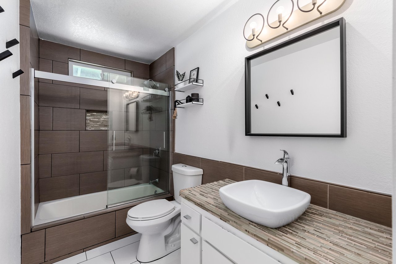 Lovely guest bathroom