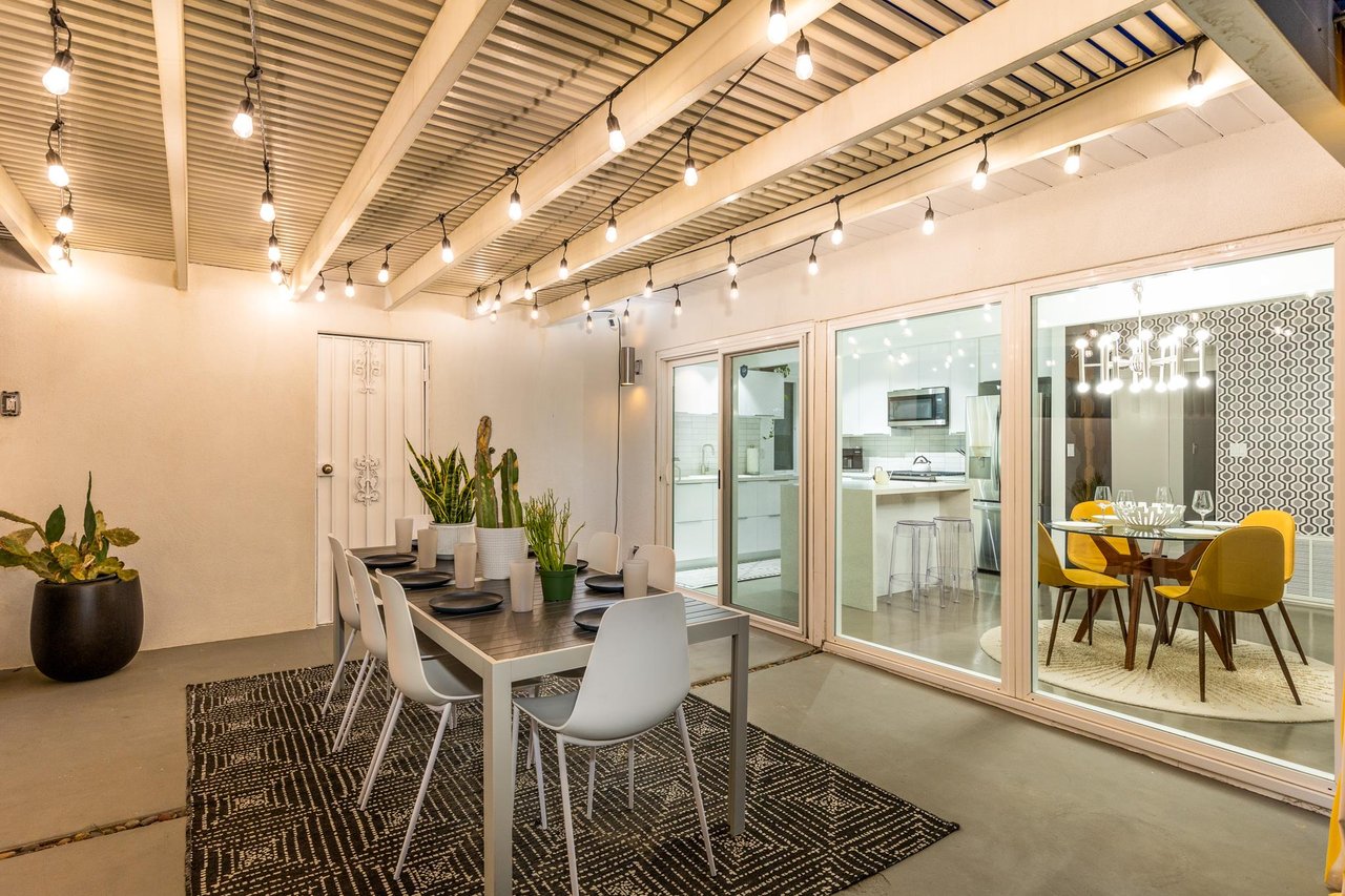 Enjoy dining alfresco