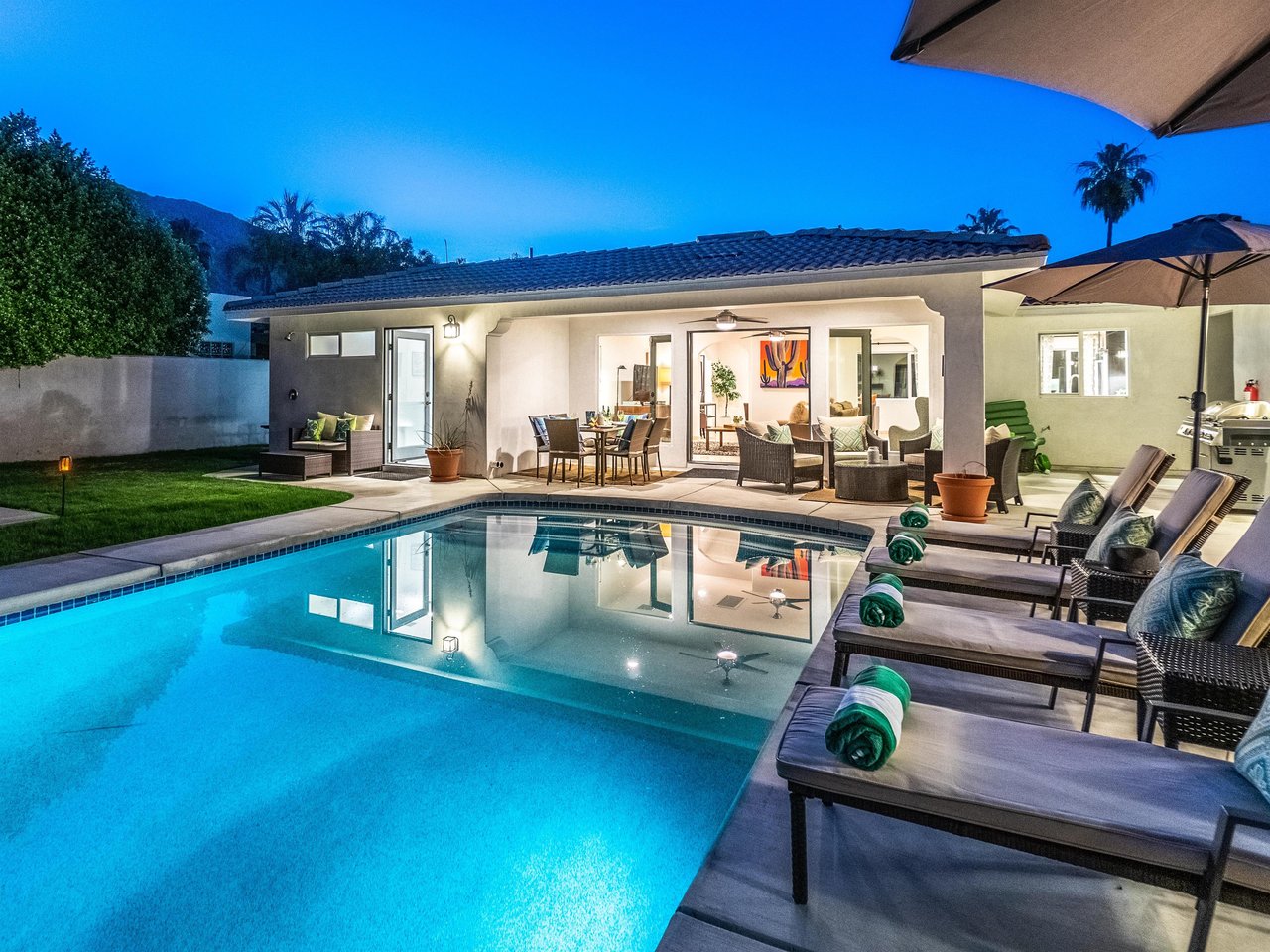 Enjoy beautiful desert sunsets