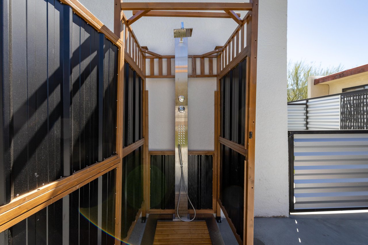 Outdoor shower