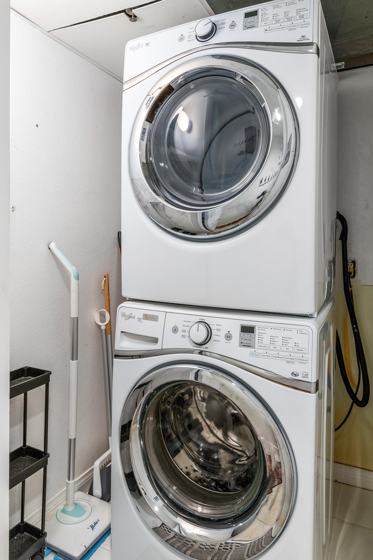 Washer and dryer