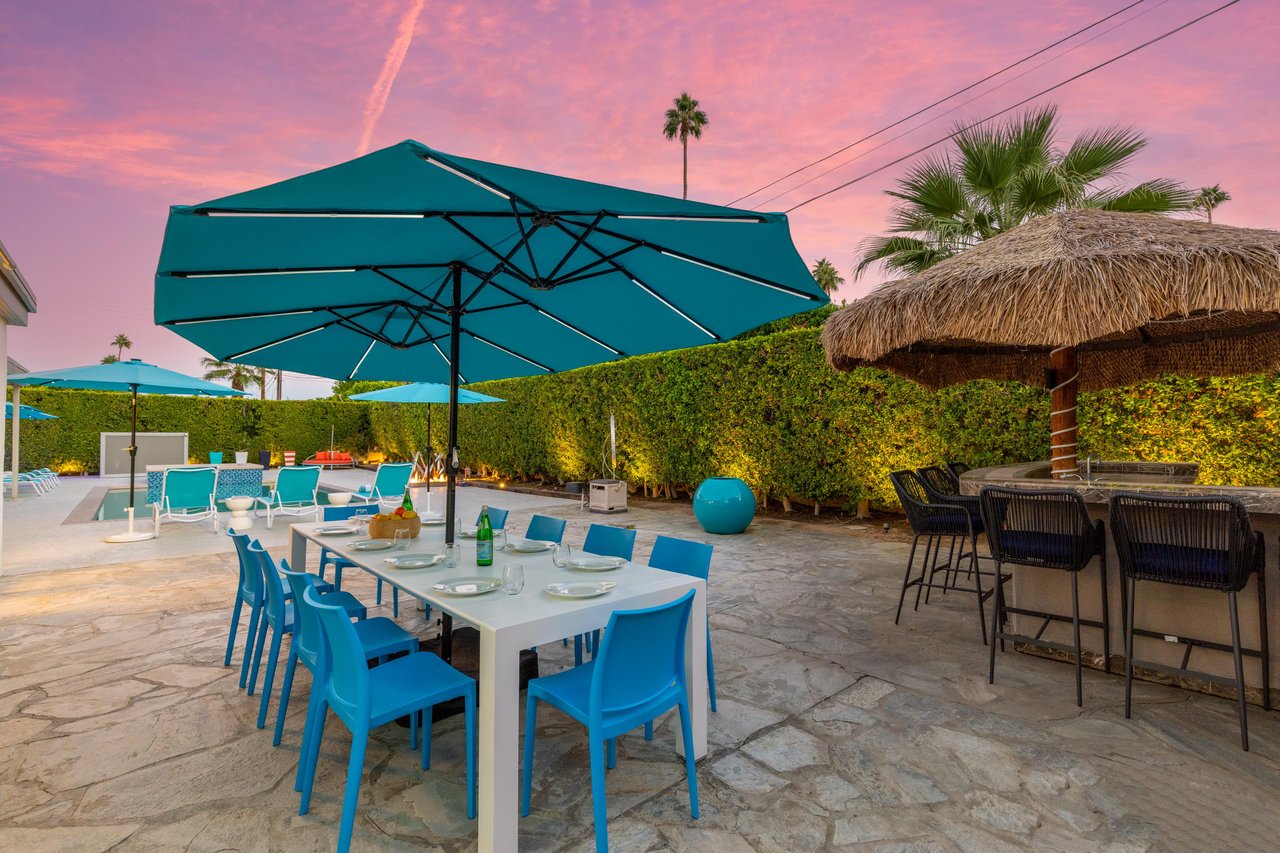 Enjoy a meal outdoors