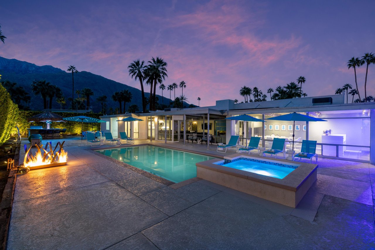 Time for an evening dip in the pool