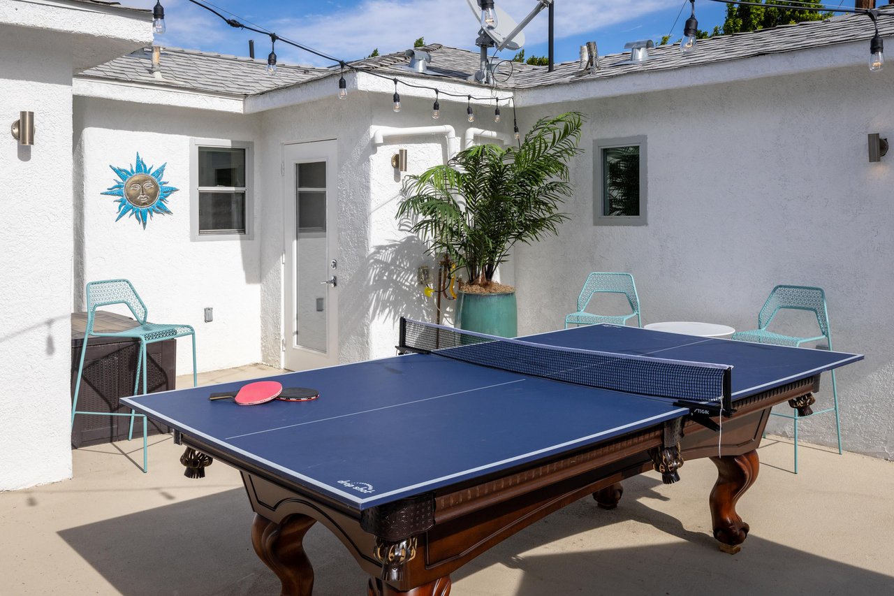 Enjoy a game of pool, or ping pong