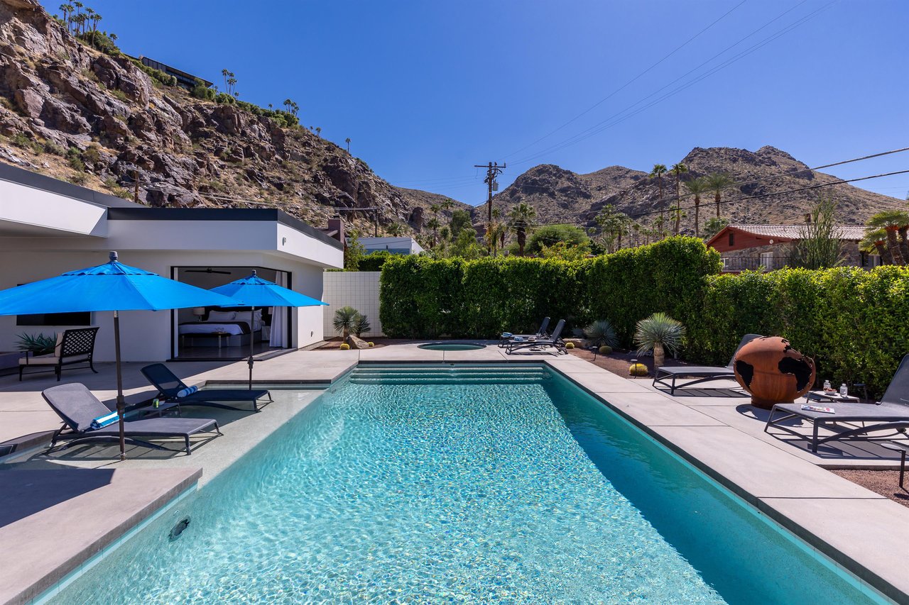 Large sparkling pool