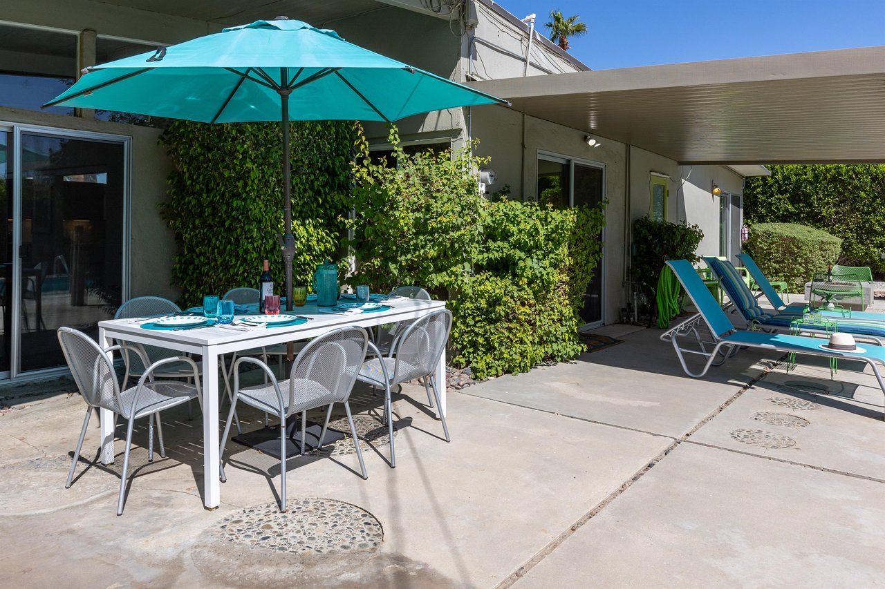 Outdoor patio dining