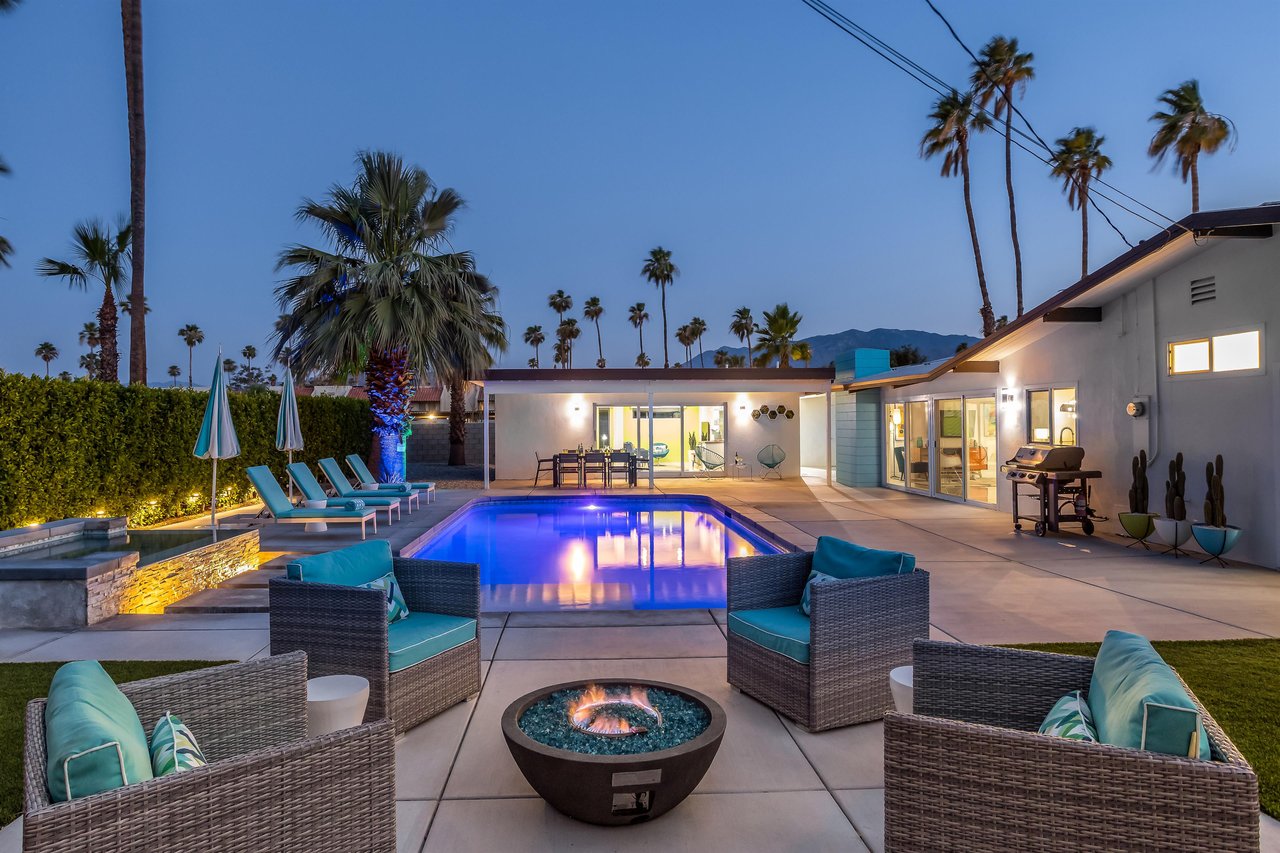 Enjoy a cozy evening by the firepit