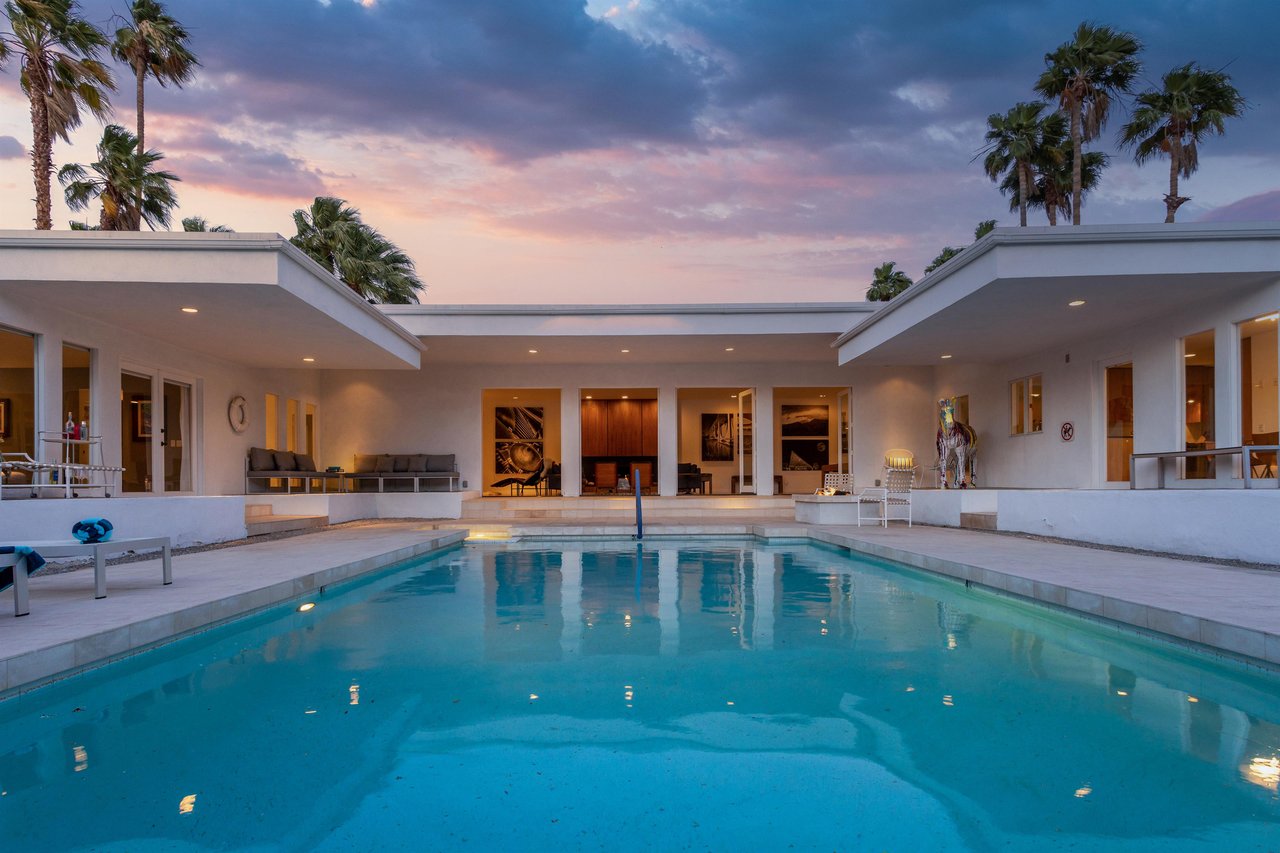 Dive into the pool at any time of the day or night