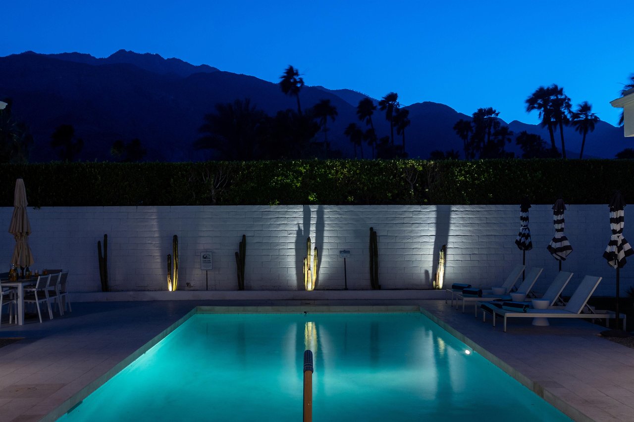 Enjoy a swim under the stars