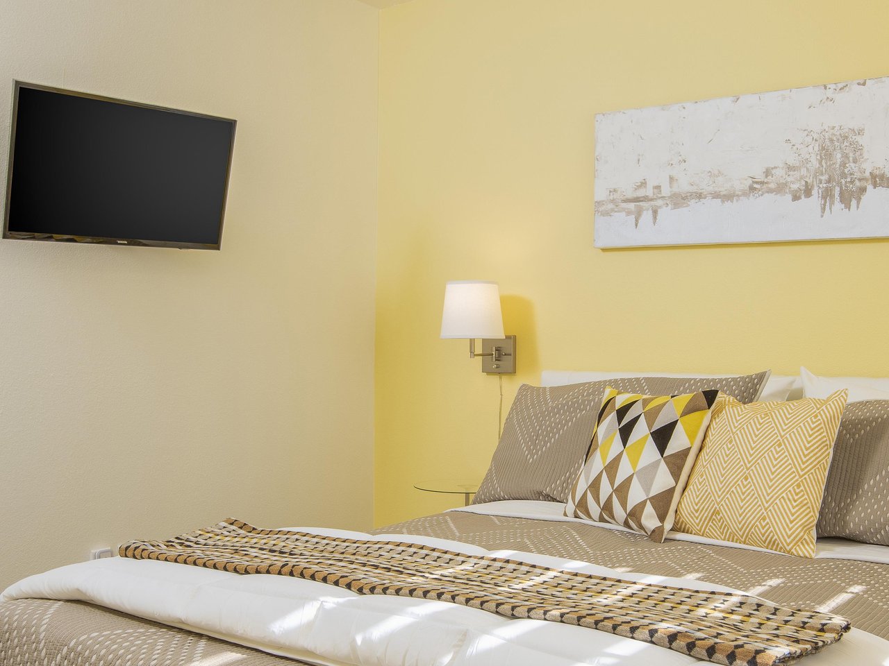 Flat screen TVs for relaxing movie nights