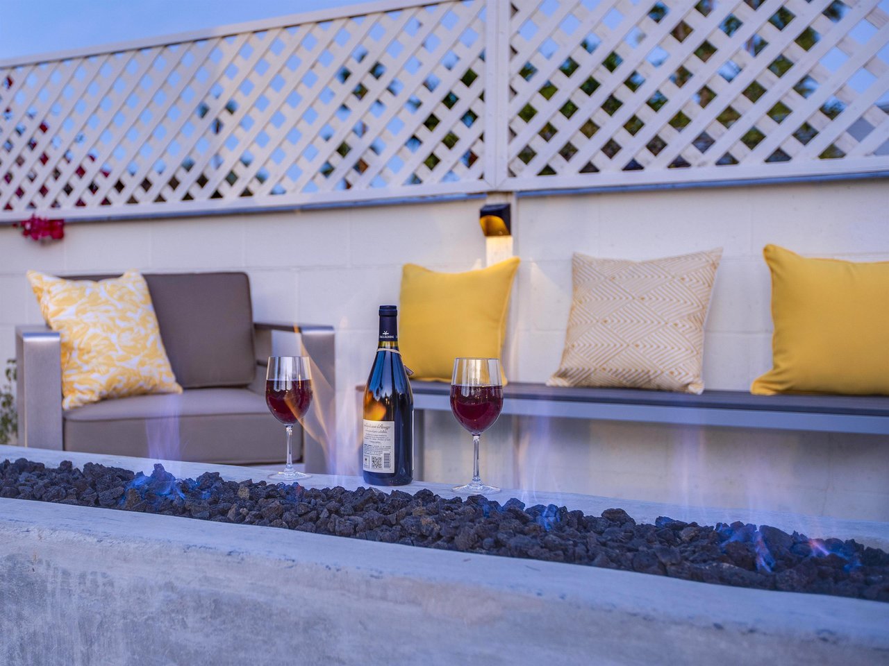 The perfect spot for a glass of wine