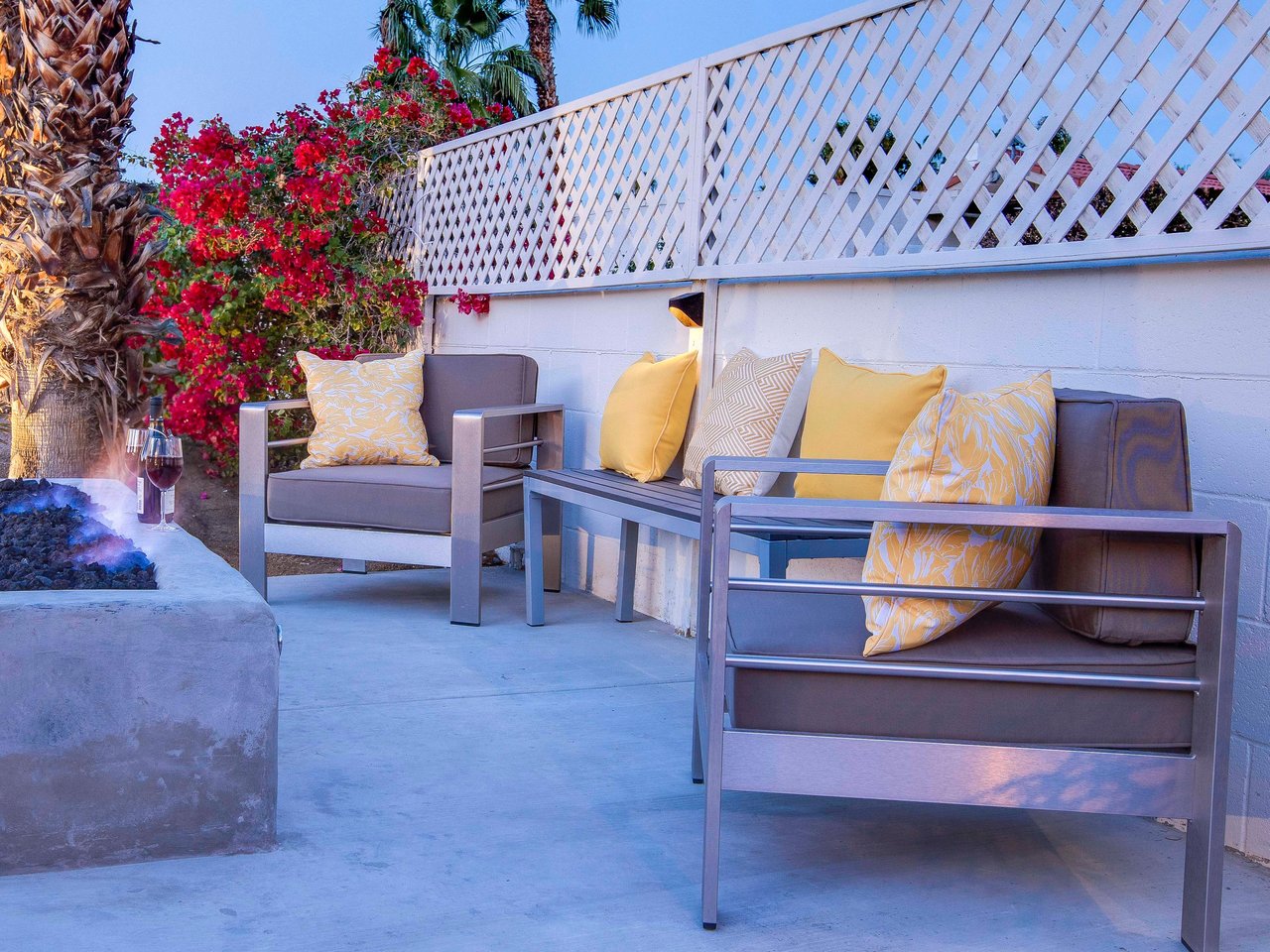 Plenty of outdoor spaces to relax