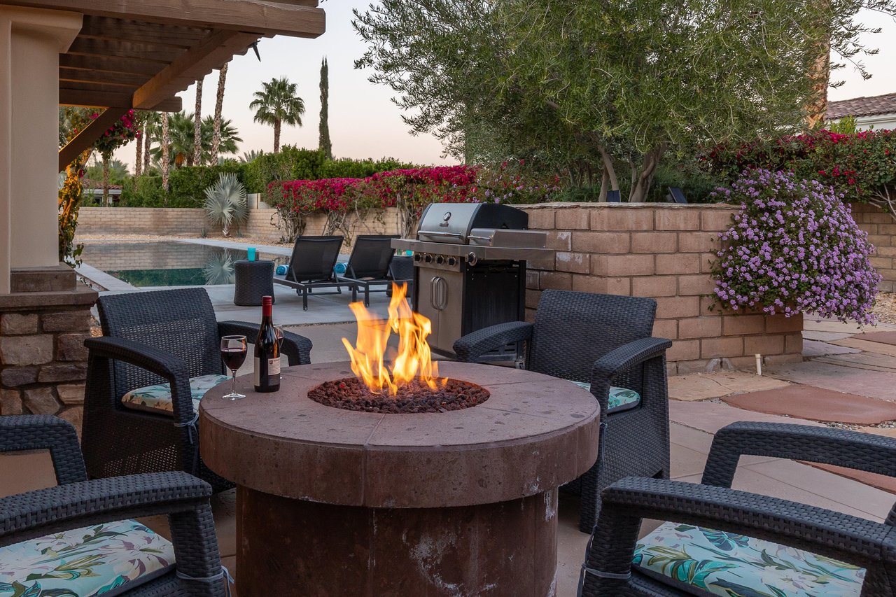 Relax around the firepit