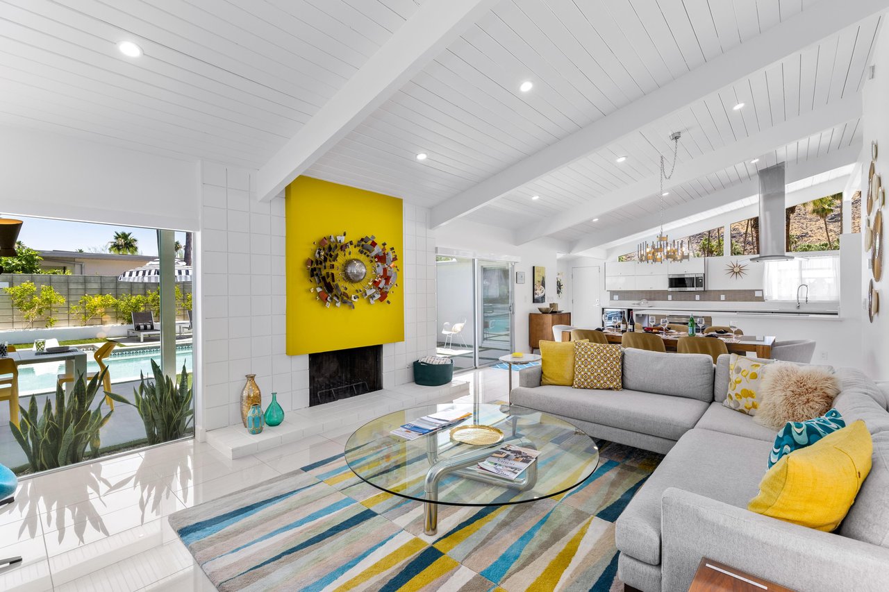 Gorgeous interior design with multiple living spaces