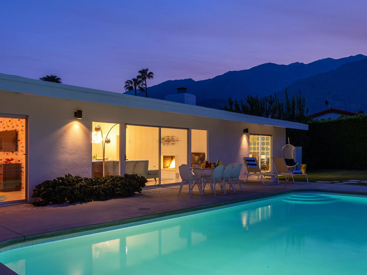 Nighttime Mountain Views