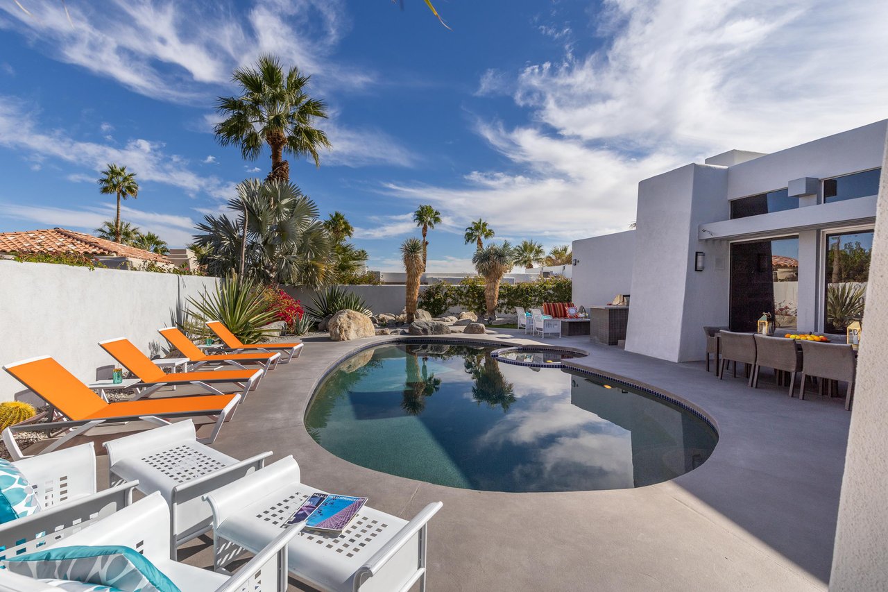 Lounge around the pool and get some sun